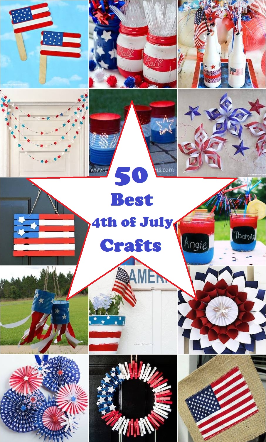 50 Best 4th of July Crafts