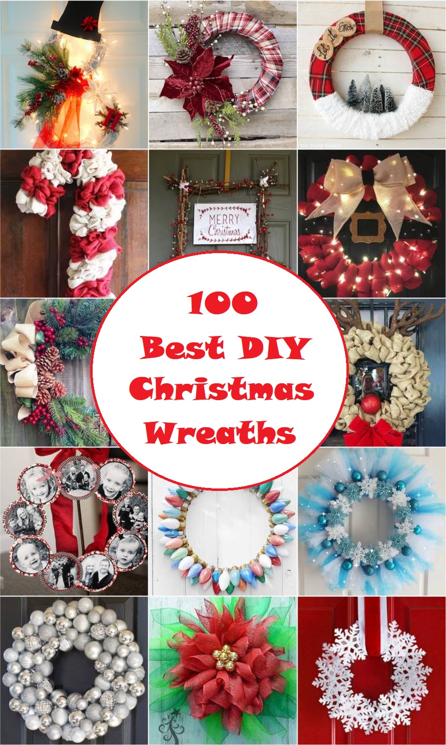 100 Best DIY Christmas Wreaths