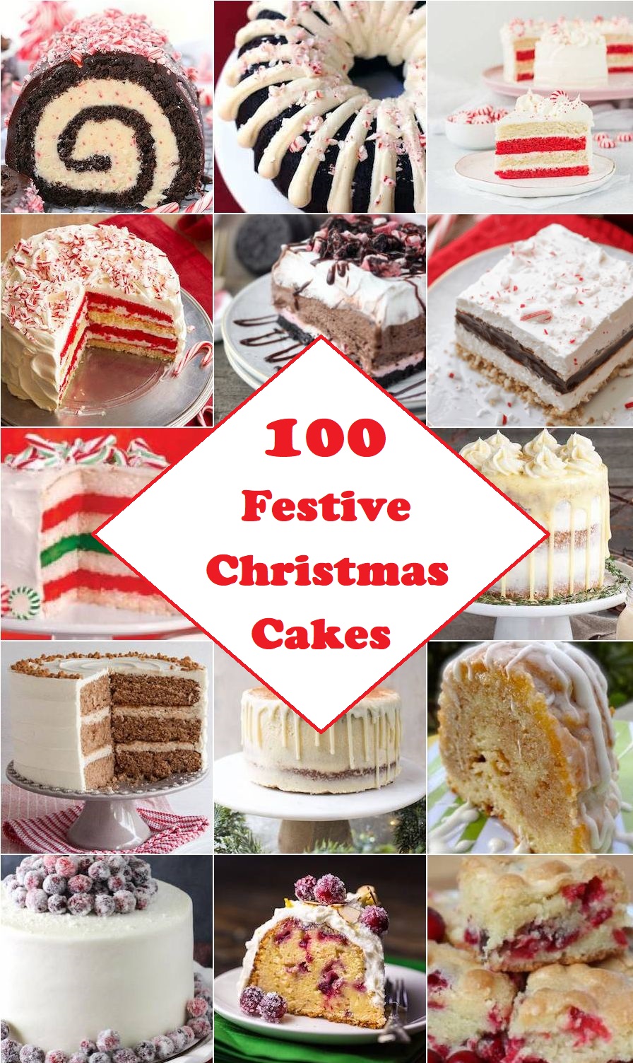 100 Festive Christmas Cakes