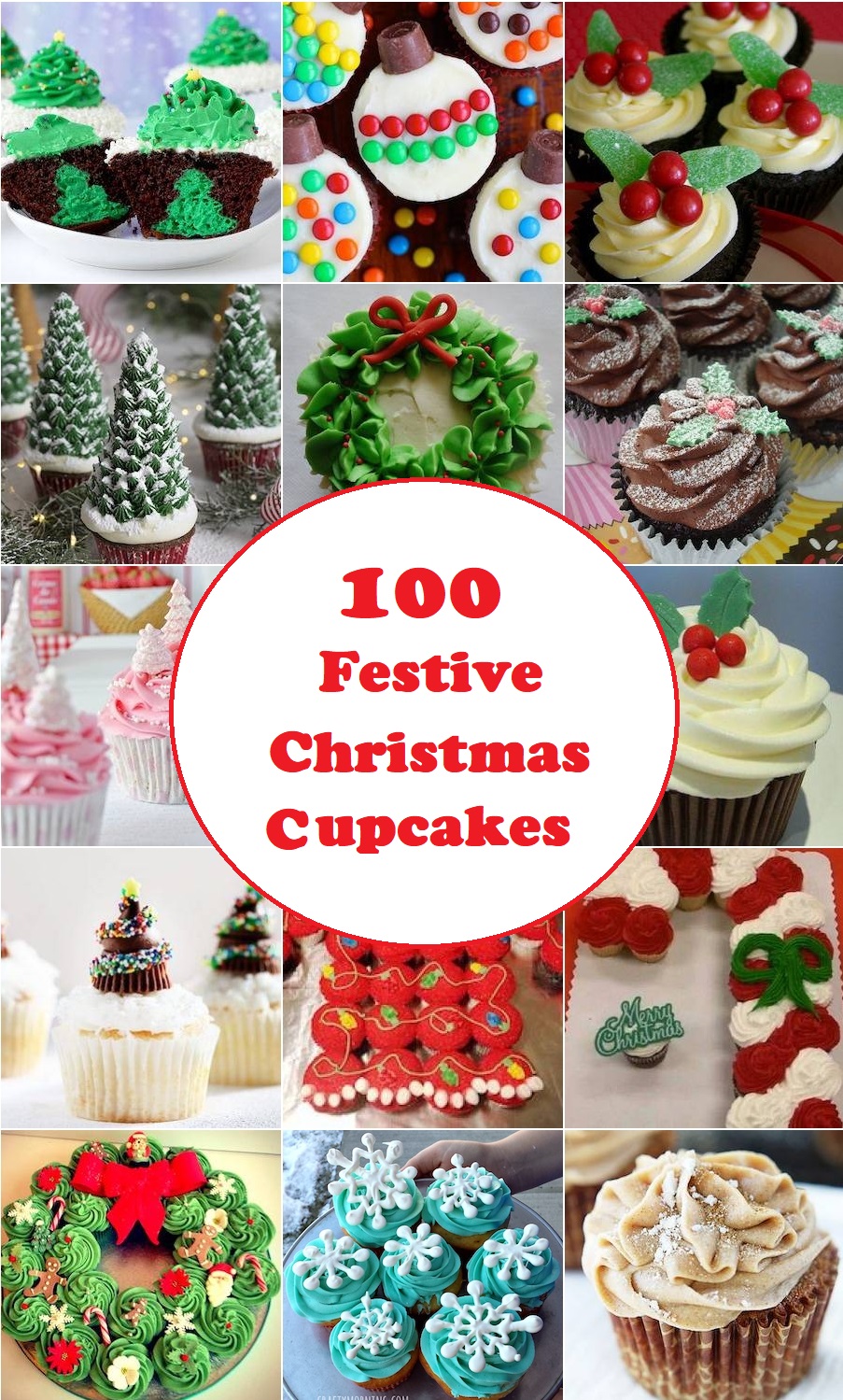 100 Festive Christmas Cupcakes