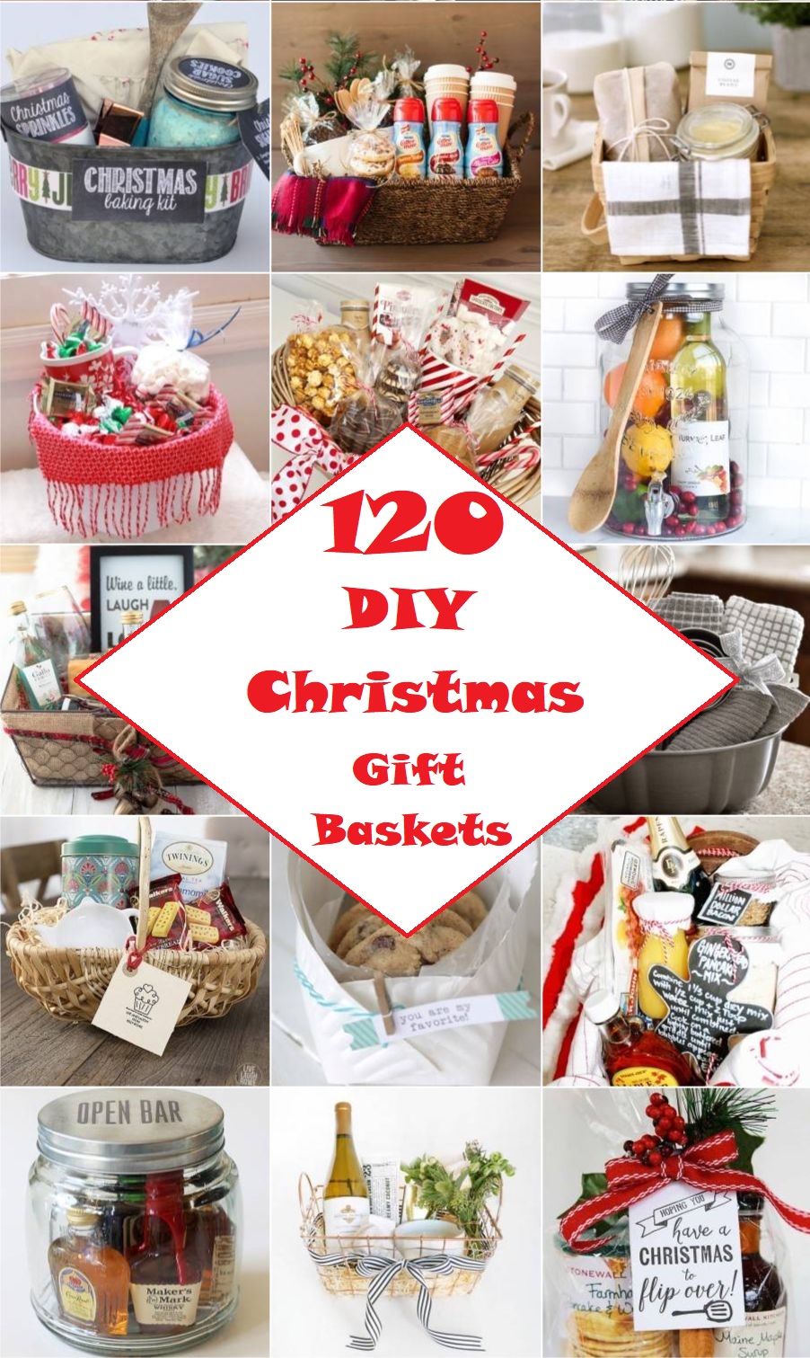 120 DIY Christmas Gift Baskets