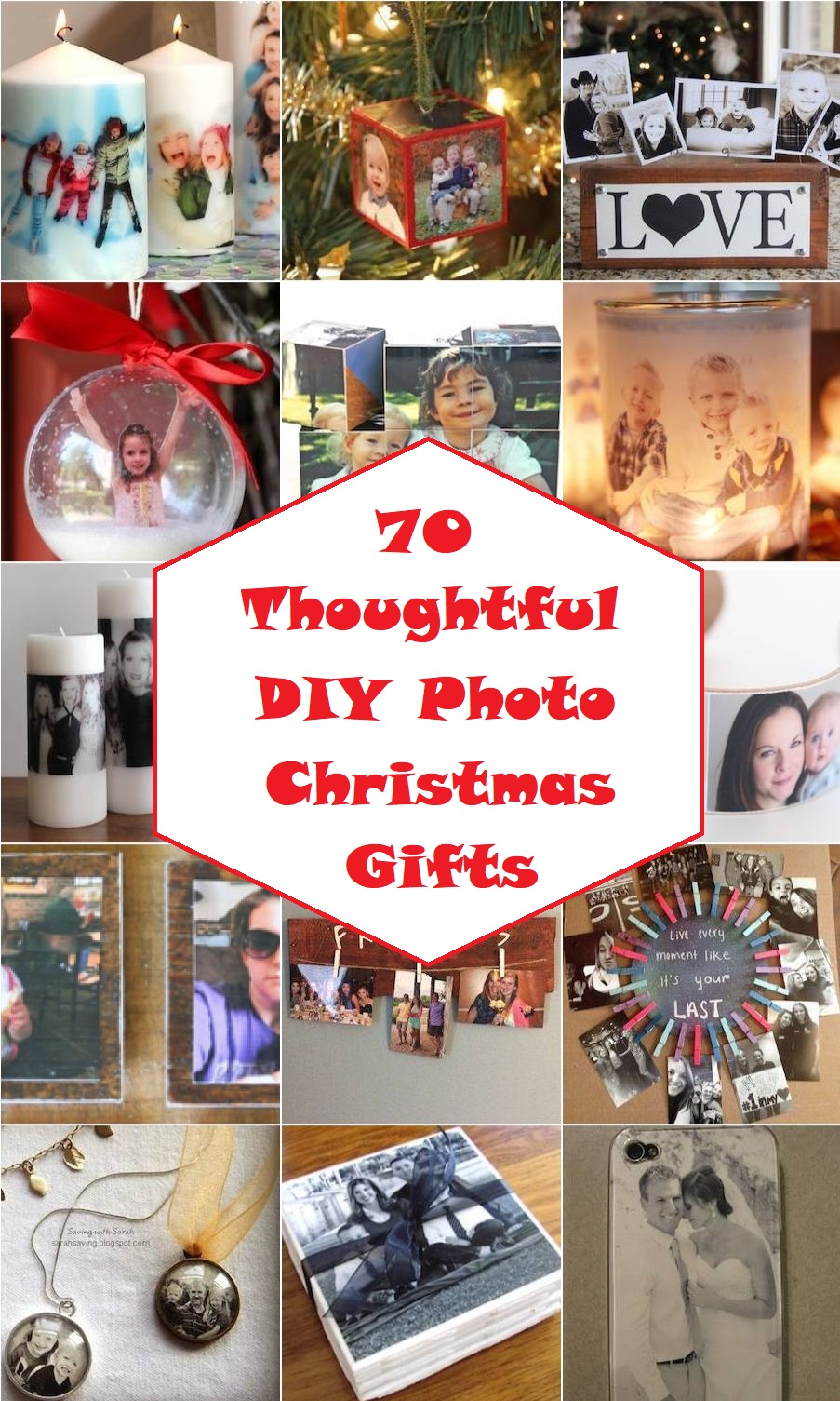 70 Thoughtful DIY Photo Christmas Gifts